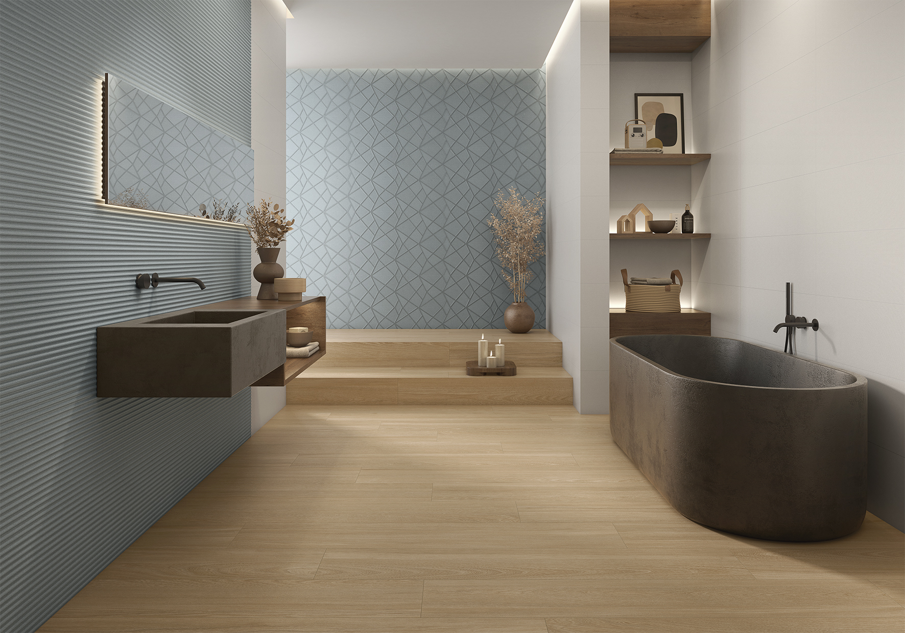 Sútil y evocadora, MIYAKO, la nueva colección de Keraben