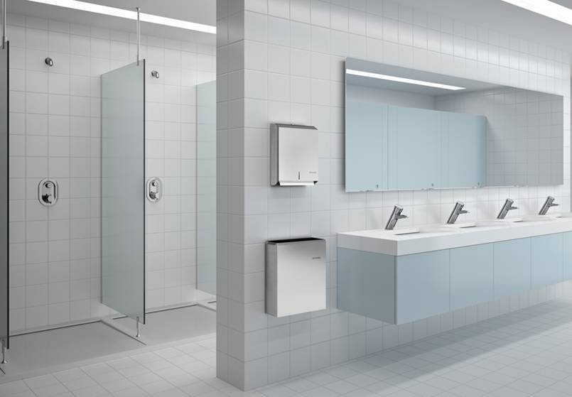 Genebre amplía su gama para colectividades con un grifo de lavabo temporizado mezclador sobre encimera que optimiza el ahorro de agua